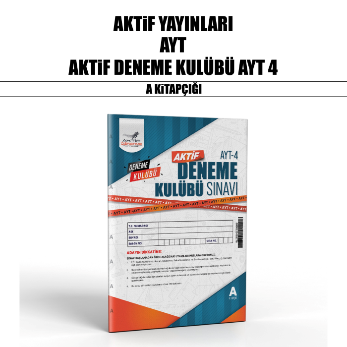 AKTİF YAYIN YKS AYT DENEME KULÜBÜ SNV 4-A - 25-26